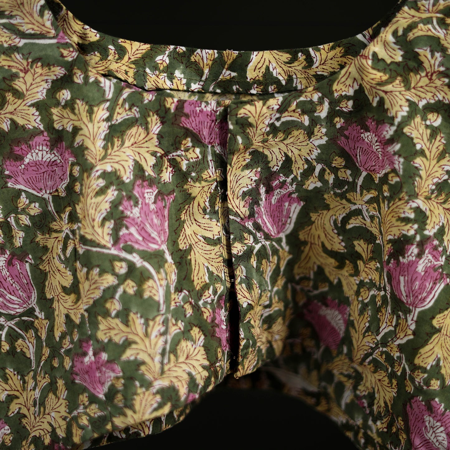 Sanganeri Hand Block Print Cotton Readymade Blouse 17