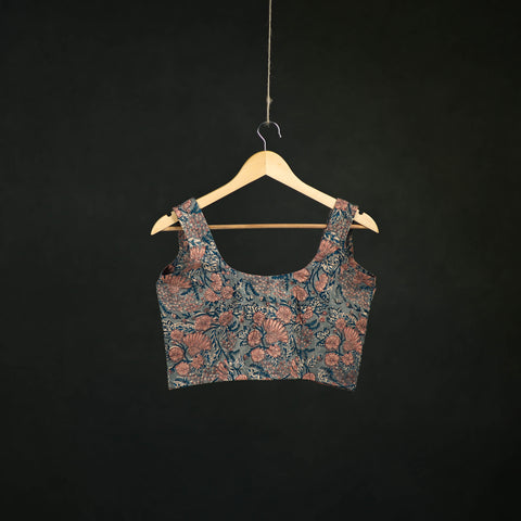 Sanganeri Hand Block Print Cotton Readymade Blouse 19