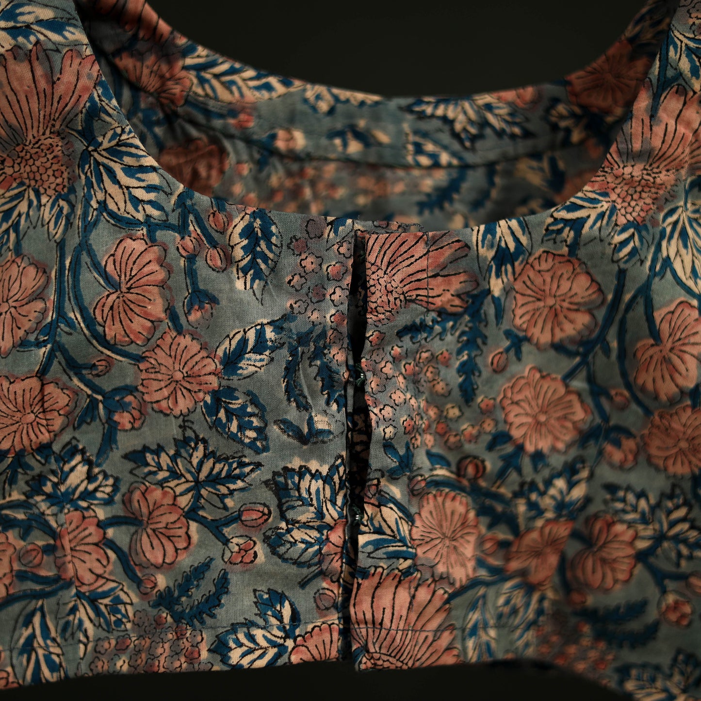 Sanganeri Hand Block Print Cotton Readymade Blouse 19