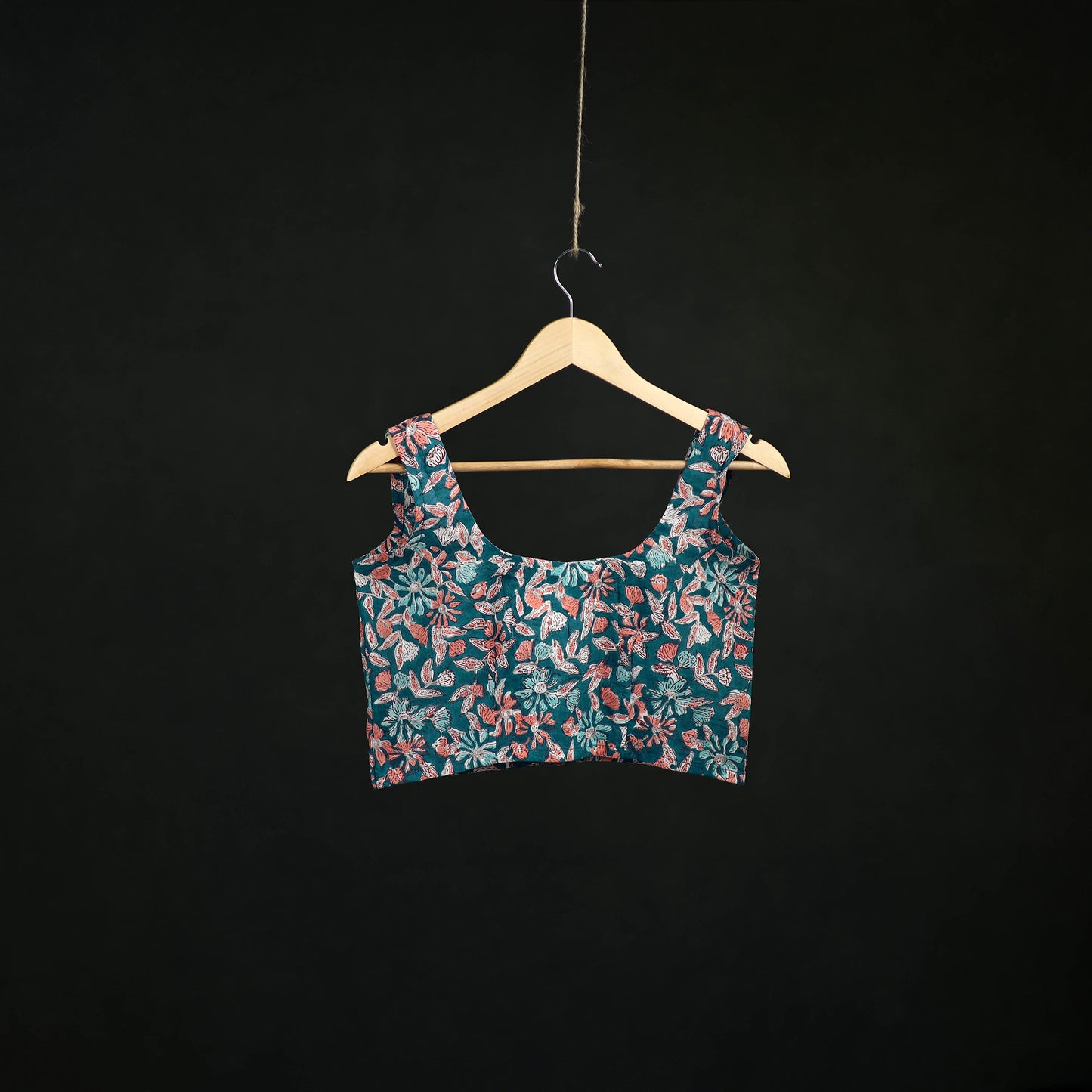 Sanganeri Hand Block Print Cotton Readymade Blouse 18