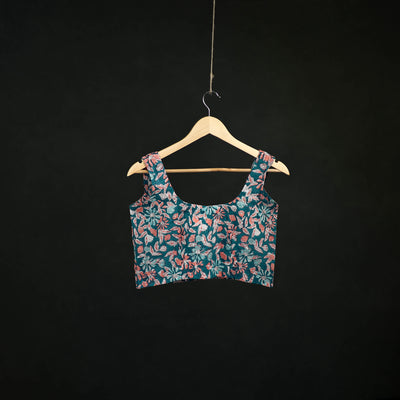 Sanganeri Hand Block Print Cotton Readymade Blouse 18
