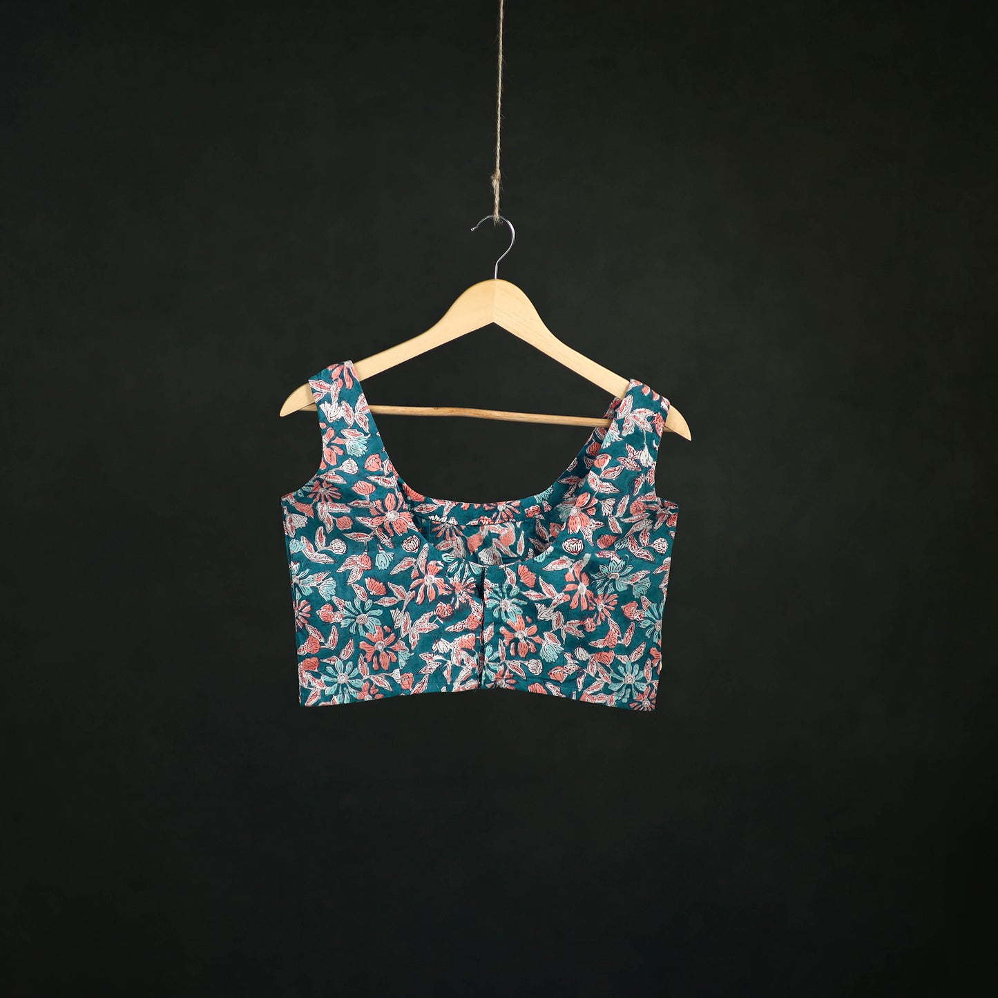 Sanganeri Hand Block Print Cotton Readymade Blouse 18