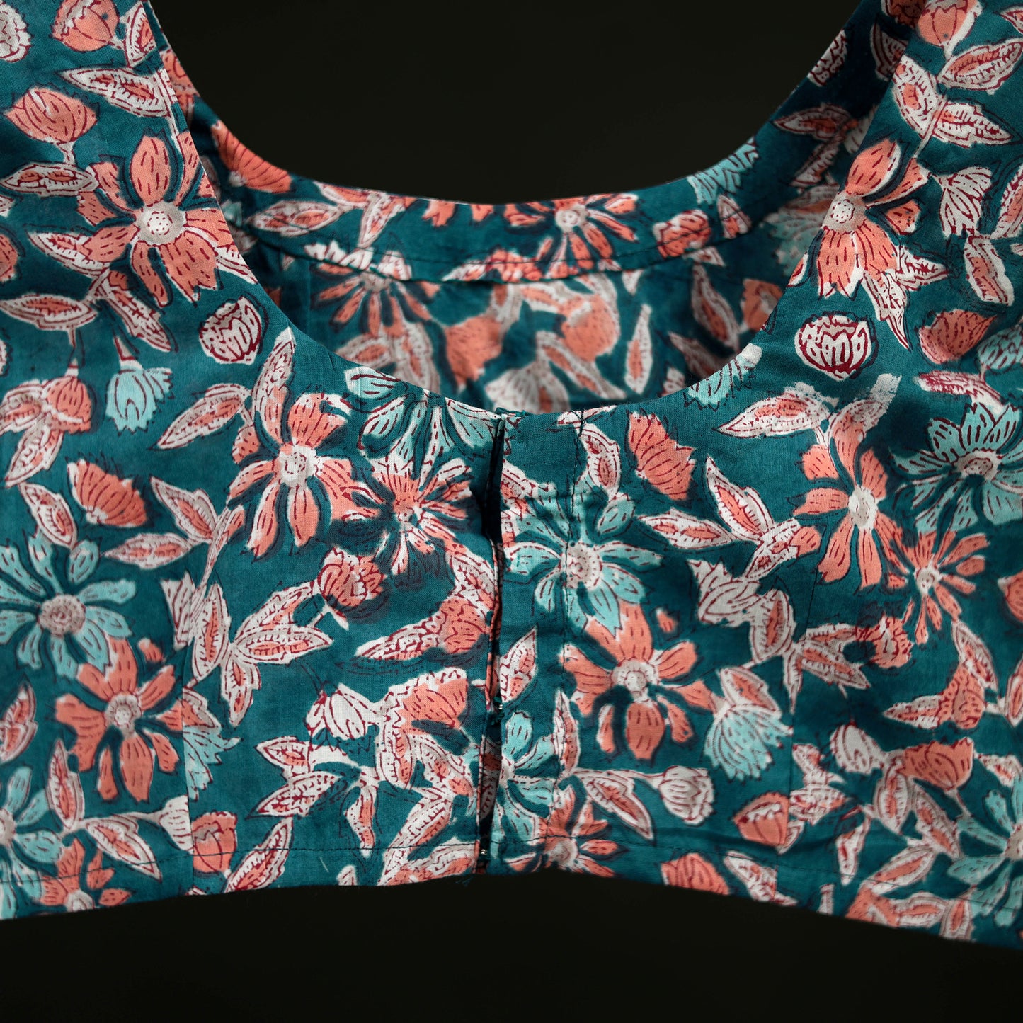 Sanganeri Hand Block Print Cotton Readymade Blouse 18