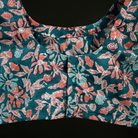 Sanganeri Hand Block Print Cotton Readymade Blouse 18