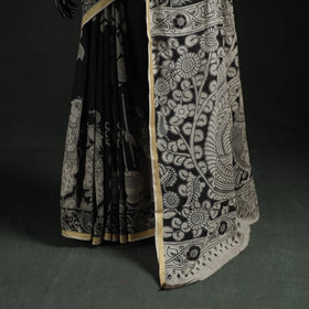 Kota Doria Cotton Printed Kalamkari Saree 02
