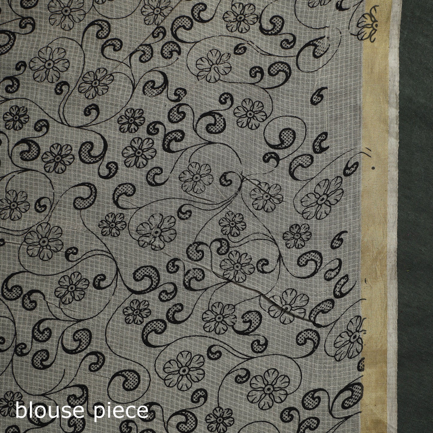 Kota Doria Cotton Printed Kalamkari Saree 02