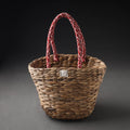  Brown Handcrafted Organic Water Hyacinth Magnificent Basket 