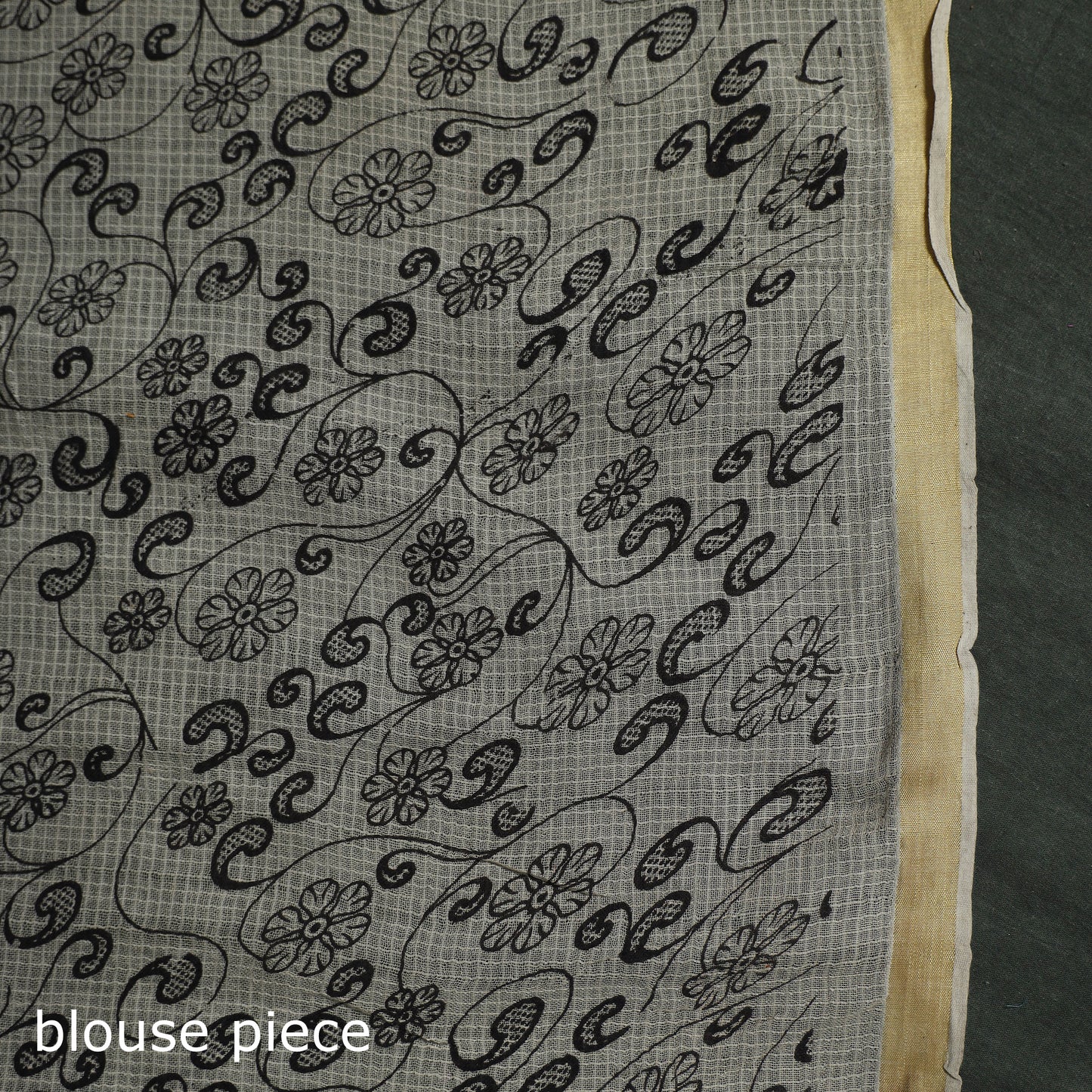 Kota Doria Cotton Printed Kalamkari Saree 03