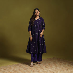 Spun Dupion Viscose Silk Thread Buti 2pc Kurta Set for women 01