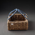  Brown Handcrafted Organic Water Hyacinth Regal Basket 