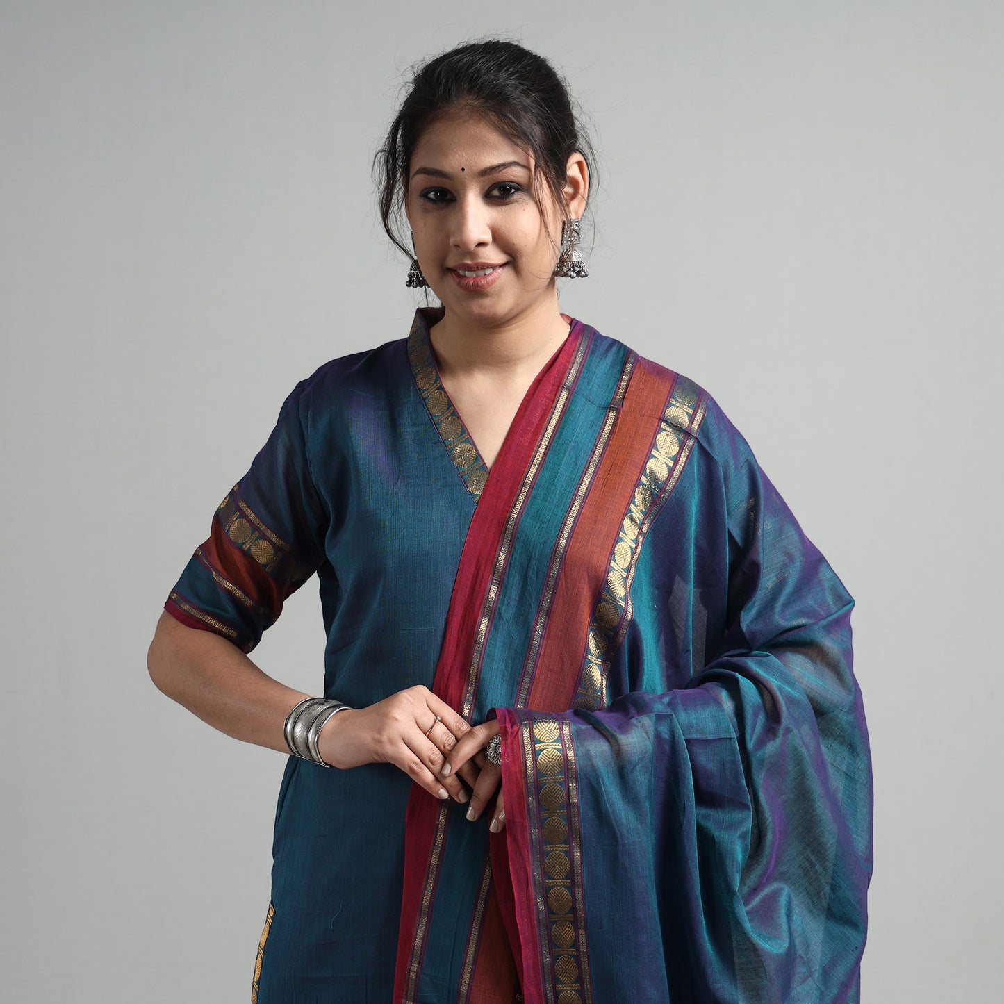 Dharwad Kurta with Palazzo & Dupatta Set
