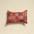 Khambadiya Patchwork Hand Embroidered Pillow Cover 03