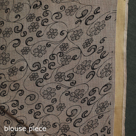 Kota Doria Cotton Printed Kalamkari Saree 10