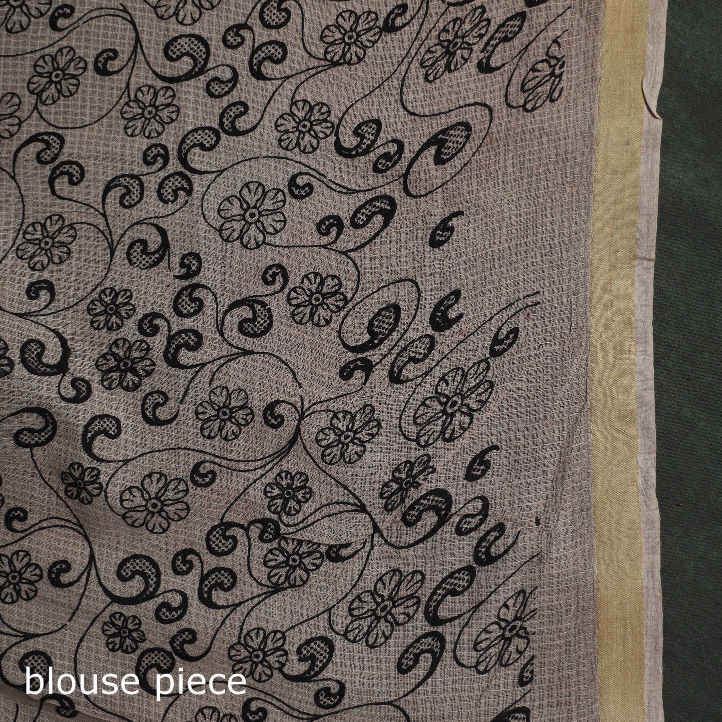 Kota Doria Cotton Printed Kalamkari Saree 11
