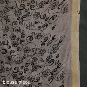 Kota Doria Cotton Printed Kalamkari Saree 11