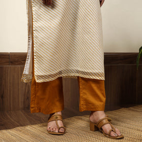 Buy Leheriya Printed Kota Doria Kurta with Palazzo & Dupatta Set 16 Online at iTokri.com