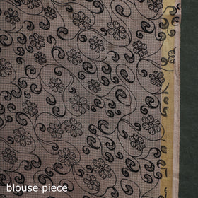 Kota Doria Cotton Printed Kalamkari Saree 12
