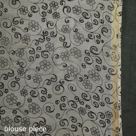 Kota Doria Cotton Printed Kalamkari Saree 14
