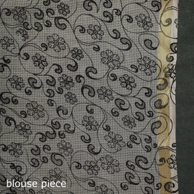 Kota Doria Cotton Printed Kalamkari Saree 15