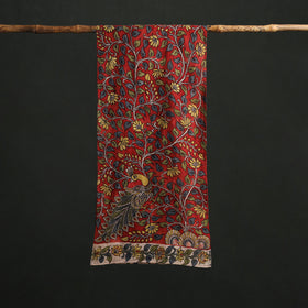 Kalamkari Handpainted Cotton Stole 02
