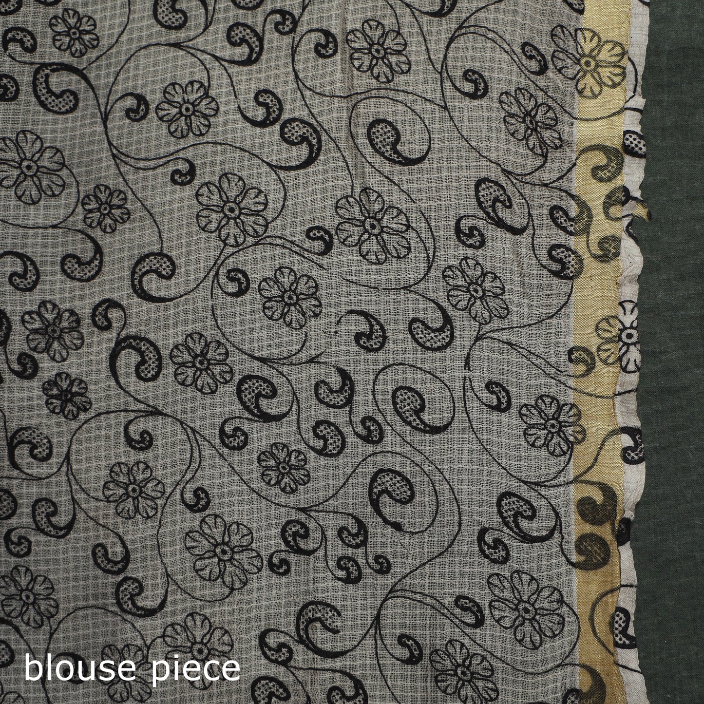 Kota Doria Cotton Printed Kalamkari Saree 16