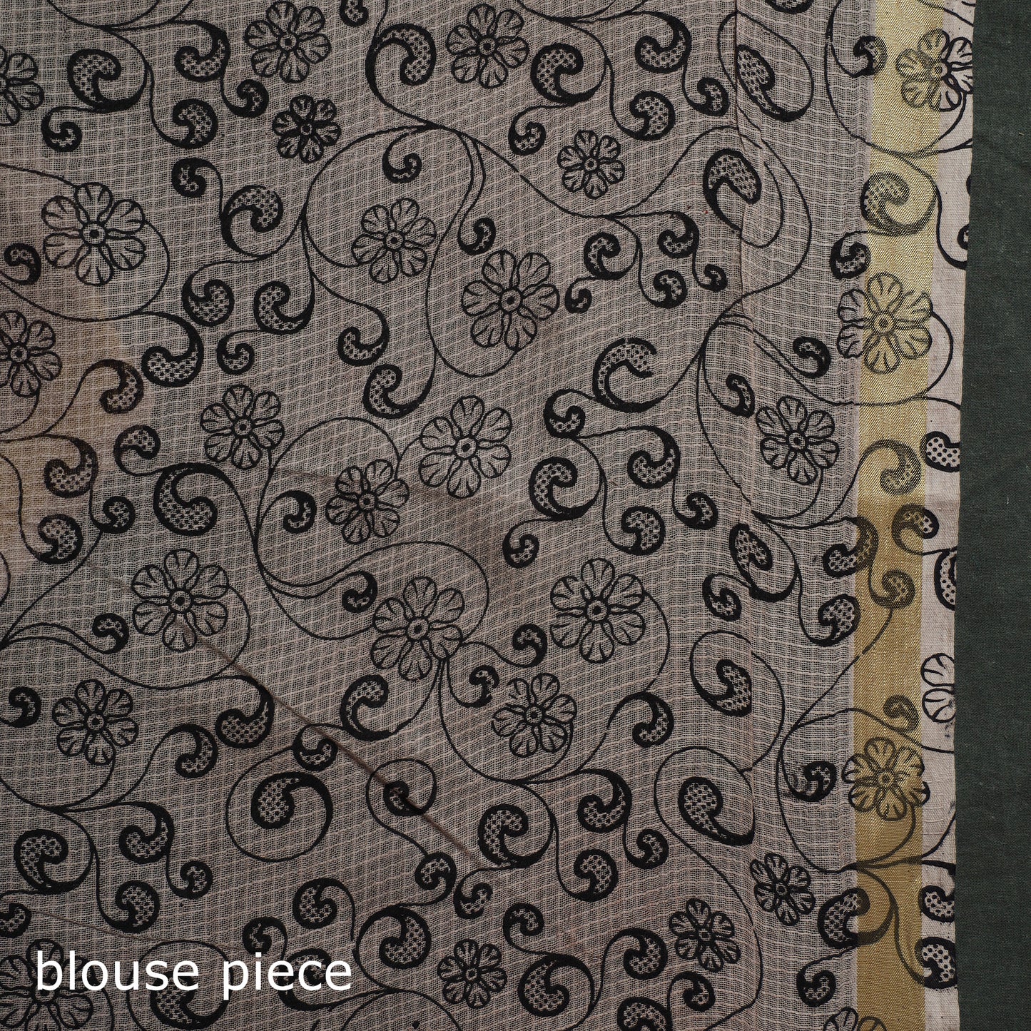 Kota Doria Cotton Printed Kalamkari Saree 17