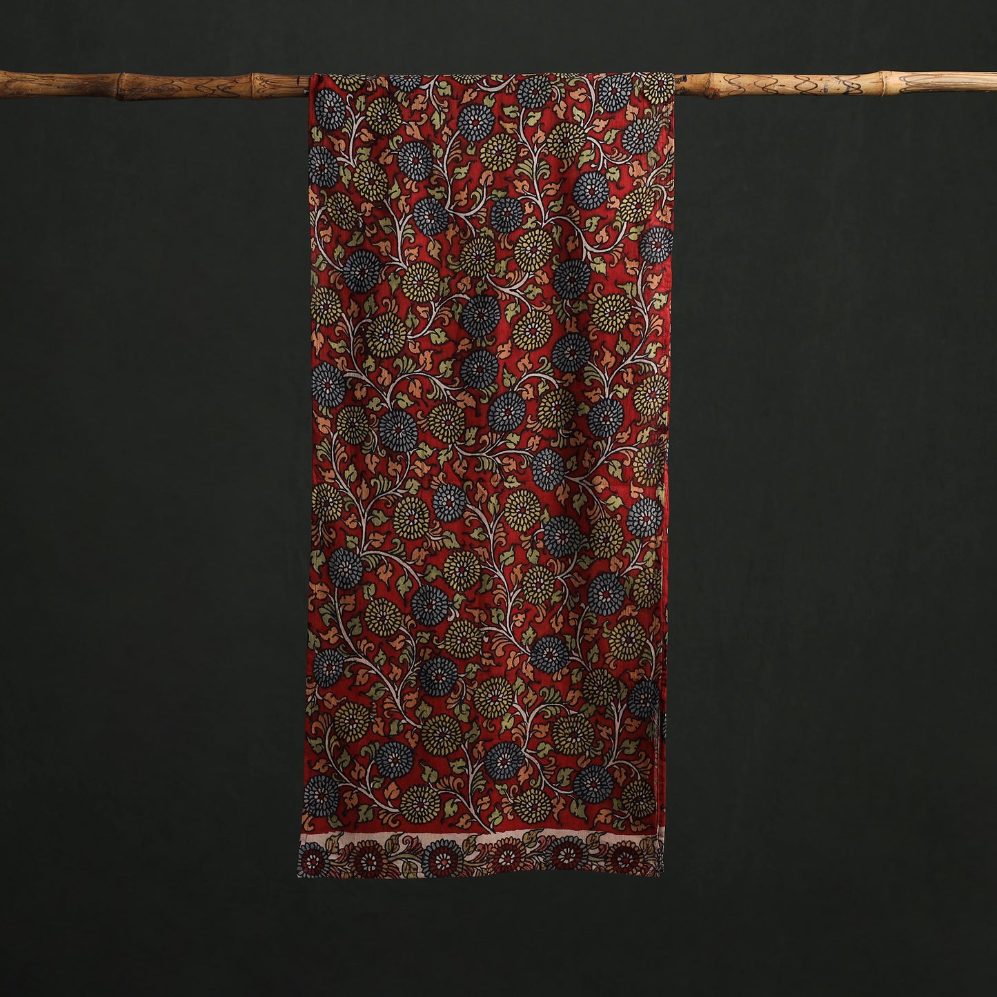 Kalamkari Handpainted Cotton Stole 10