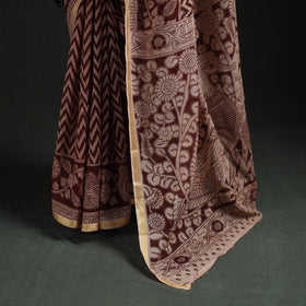 Kota Doria Cotton Printed Kalamkari Saree 18