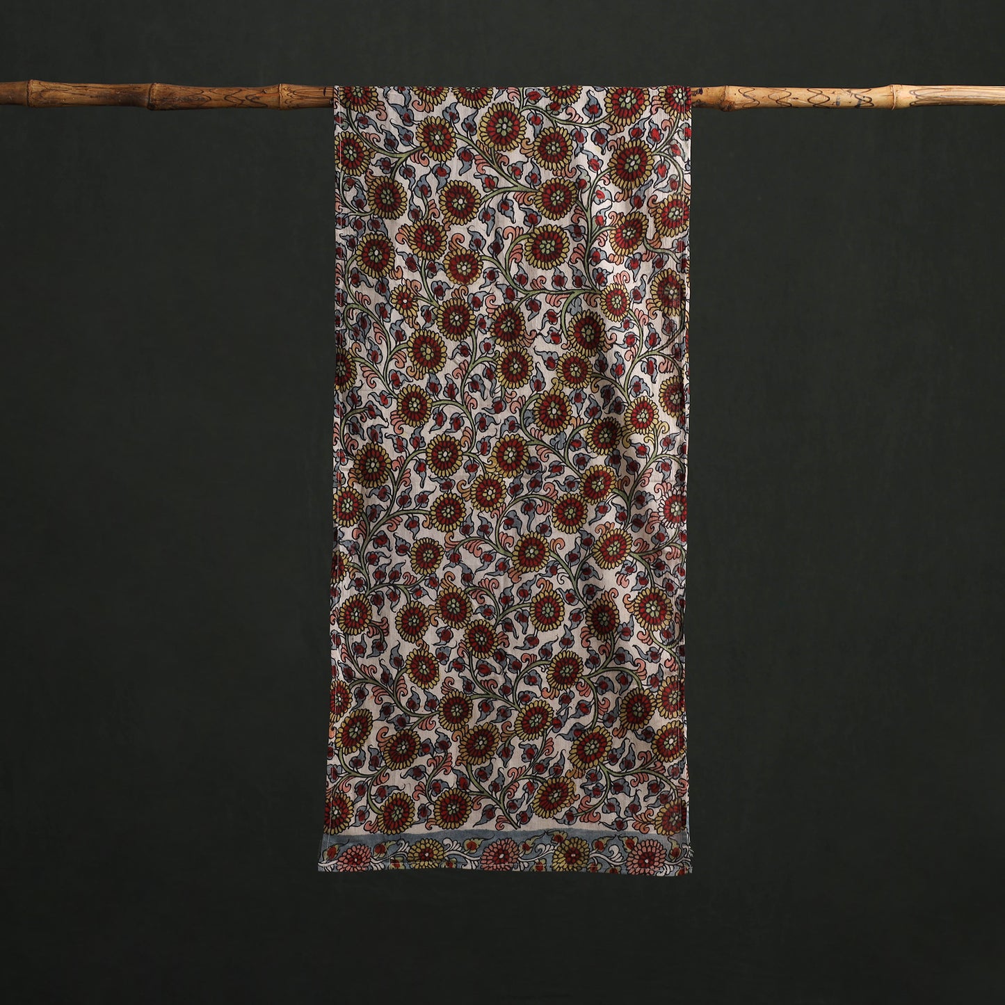 Kalamkari Handpainted Cotton Stole 15