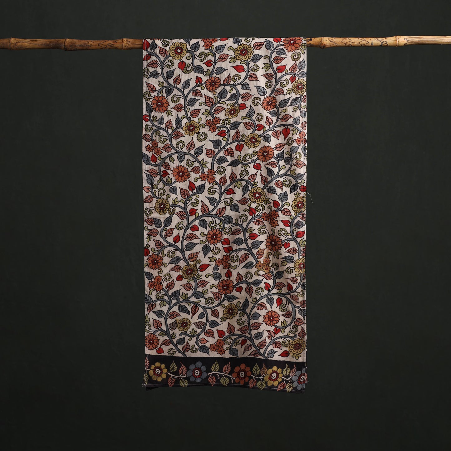 Kalamkari Handpainted Cotton Stole 16