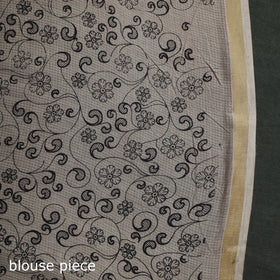 Kota Doria Cotton Printed Kalamkari Saree 19