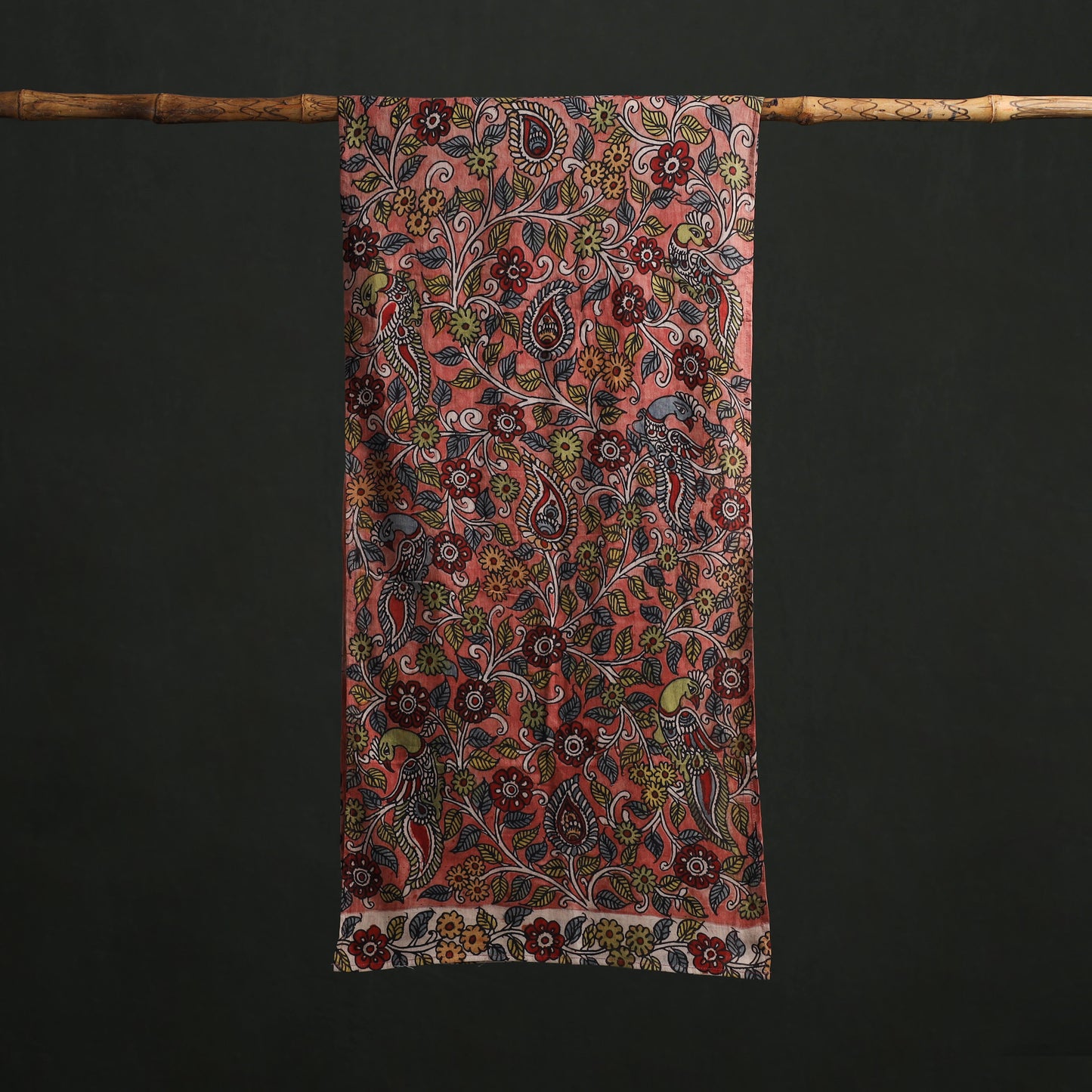 Kalamkari Handpainted Cotton Stole 19