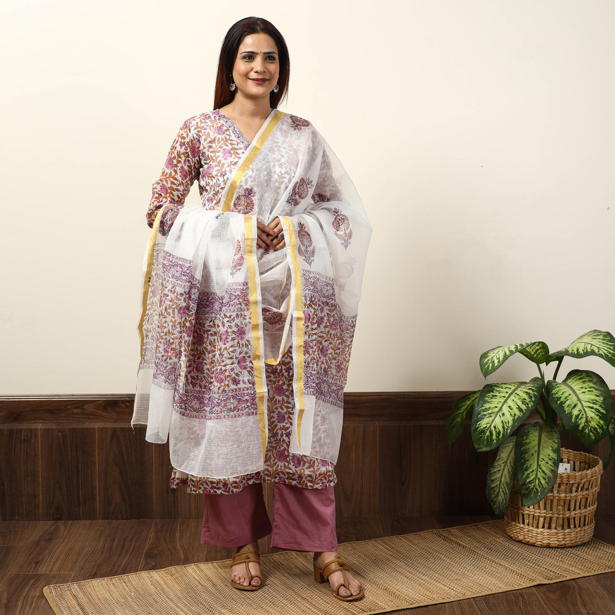 Sanganeri Kurta Set 