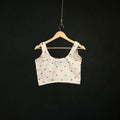 Bandhani Tie-Dye Cotton Sleeveless Readymade Blouse 13