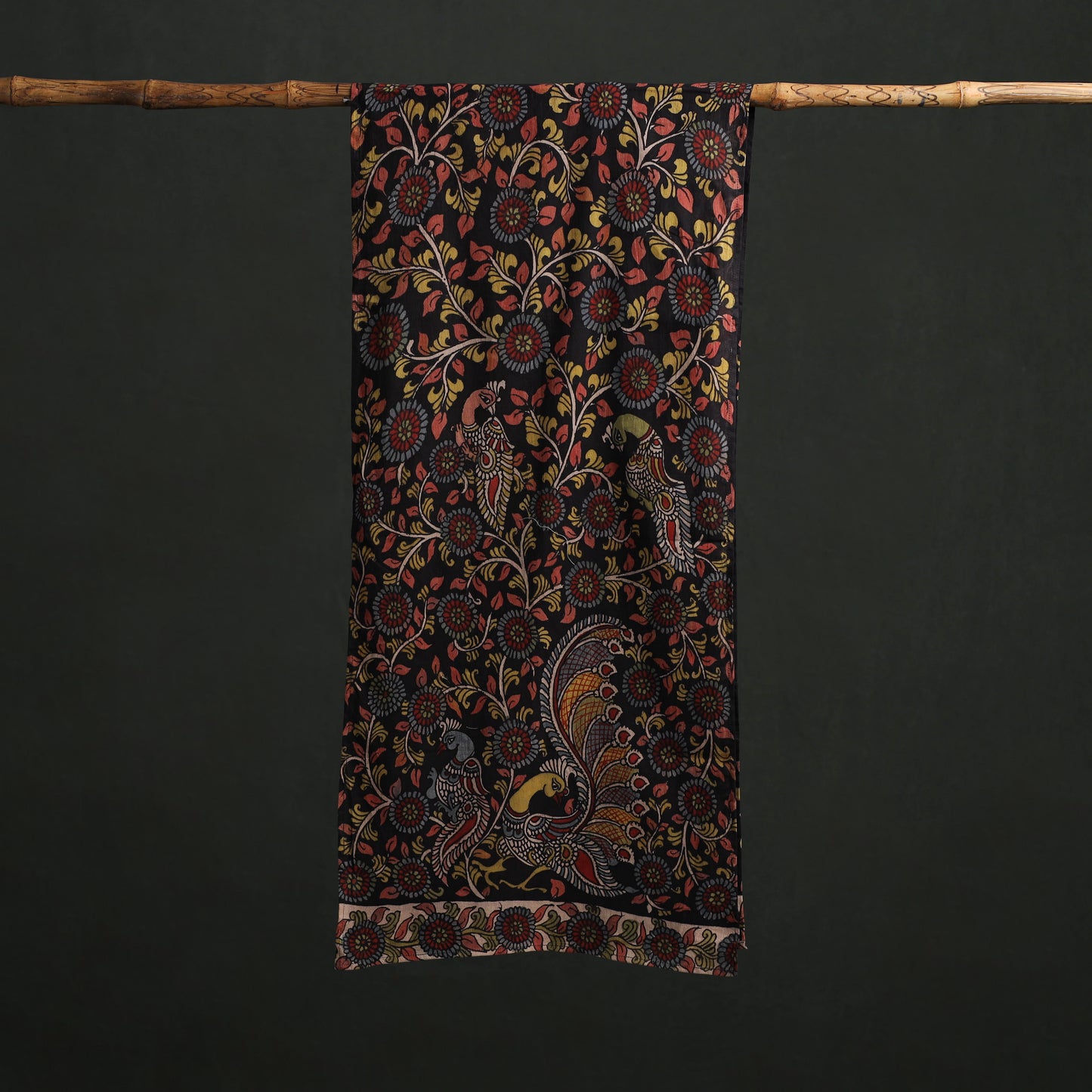 Kalamkari Handpainted Cotton Stole 25