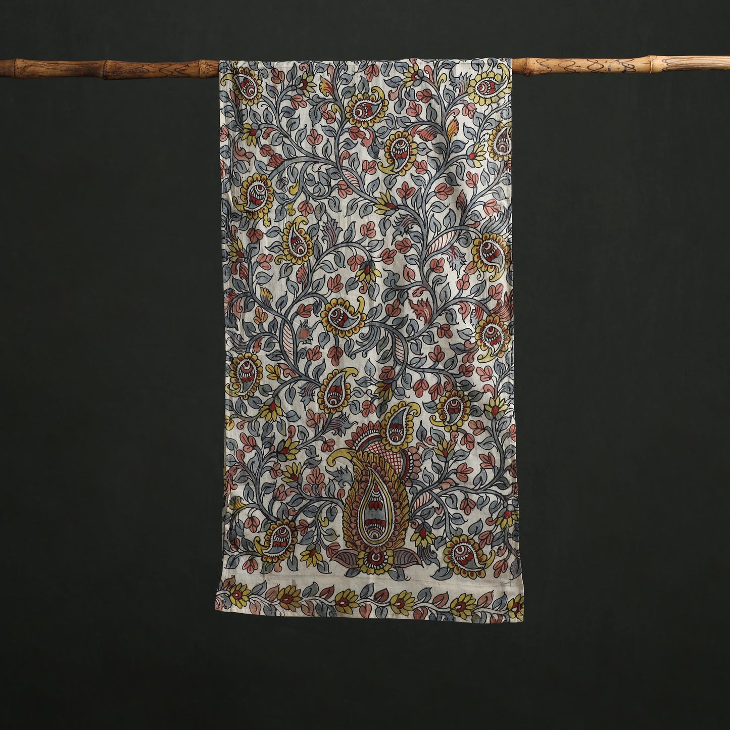 Kalamkari Handpainted Cotton Stole 27