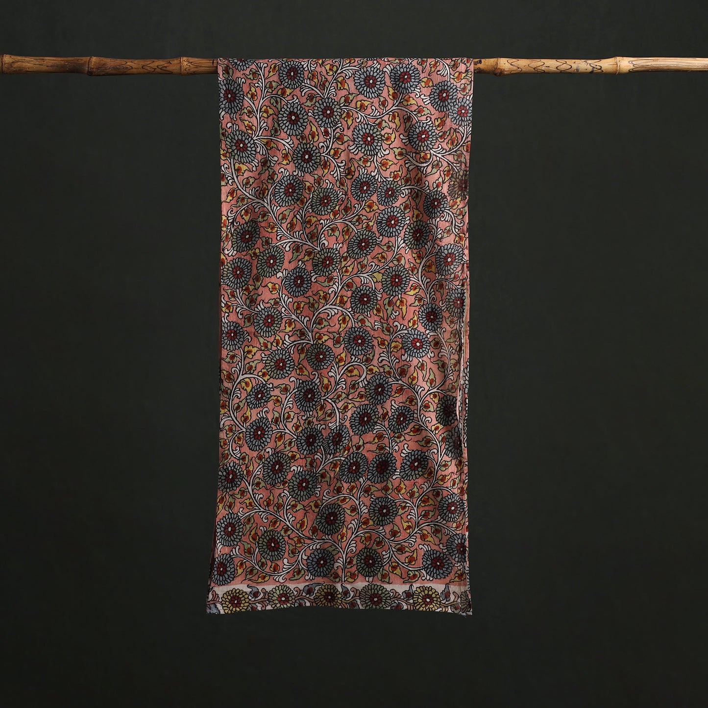 Kalamkari Handpainted Cotton Stole 29