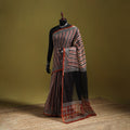 Multicolor - Bagru Hand Block Print Kota Doria Cotton Saree 29