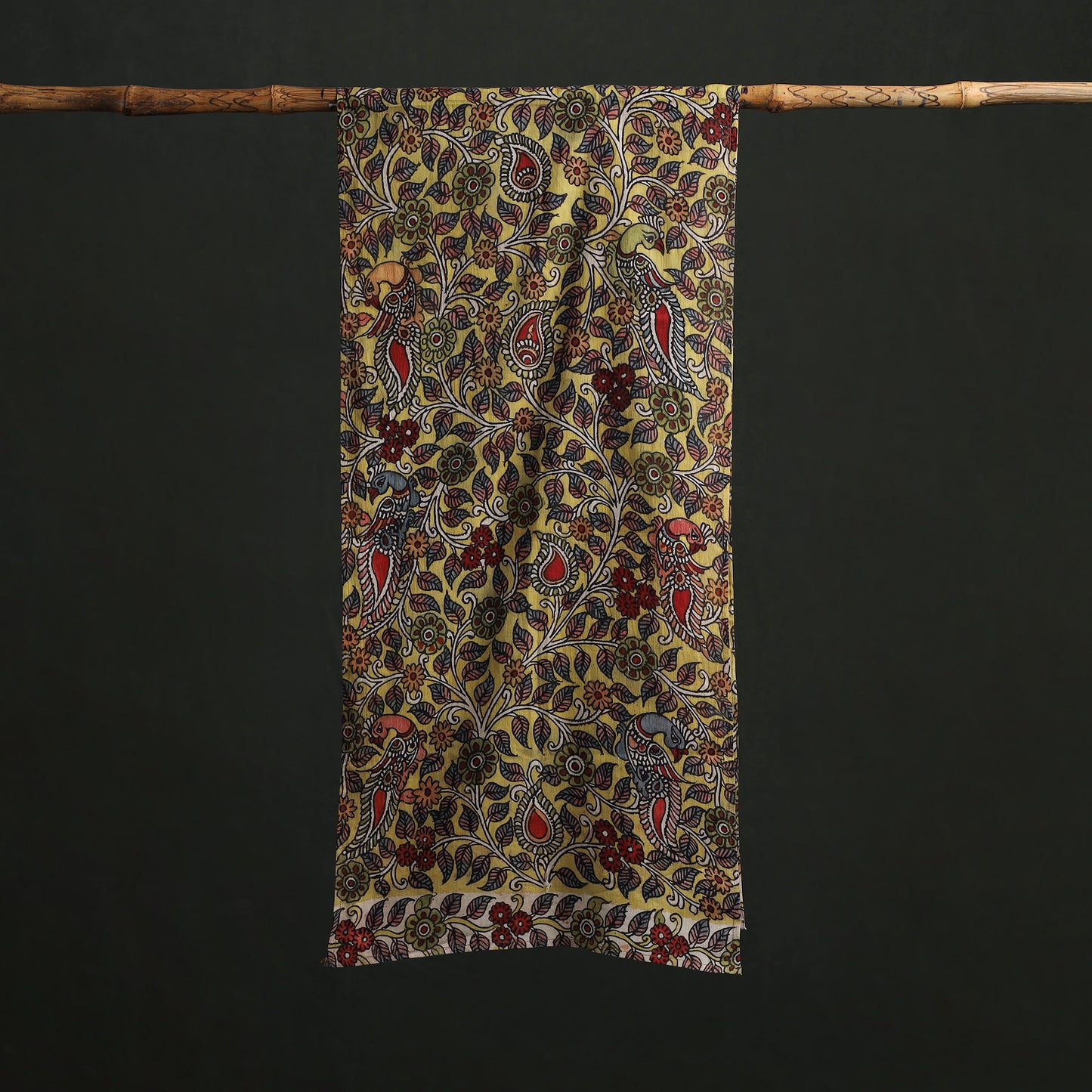 Kalamkari Handpainted Cotton Stole 30