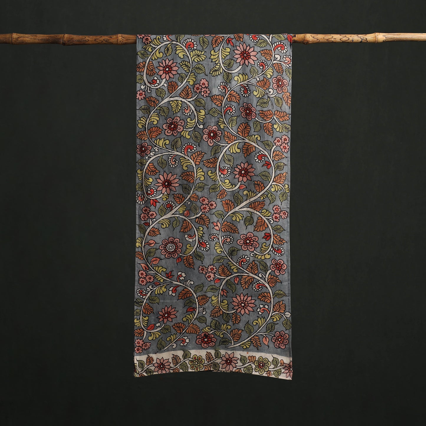 Kalamkari Handpainted Cotton Stole 31