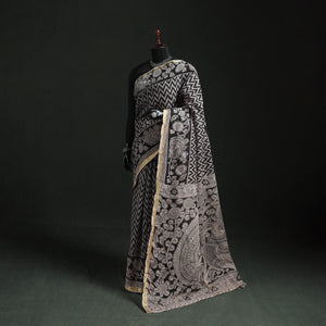 Kota Doria Cotton Printed Kalamkari Saree 23