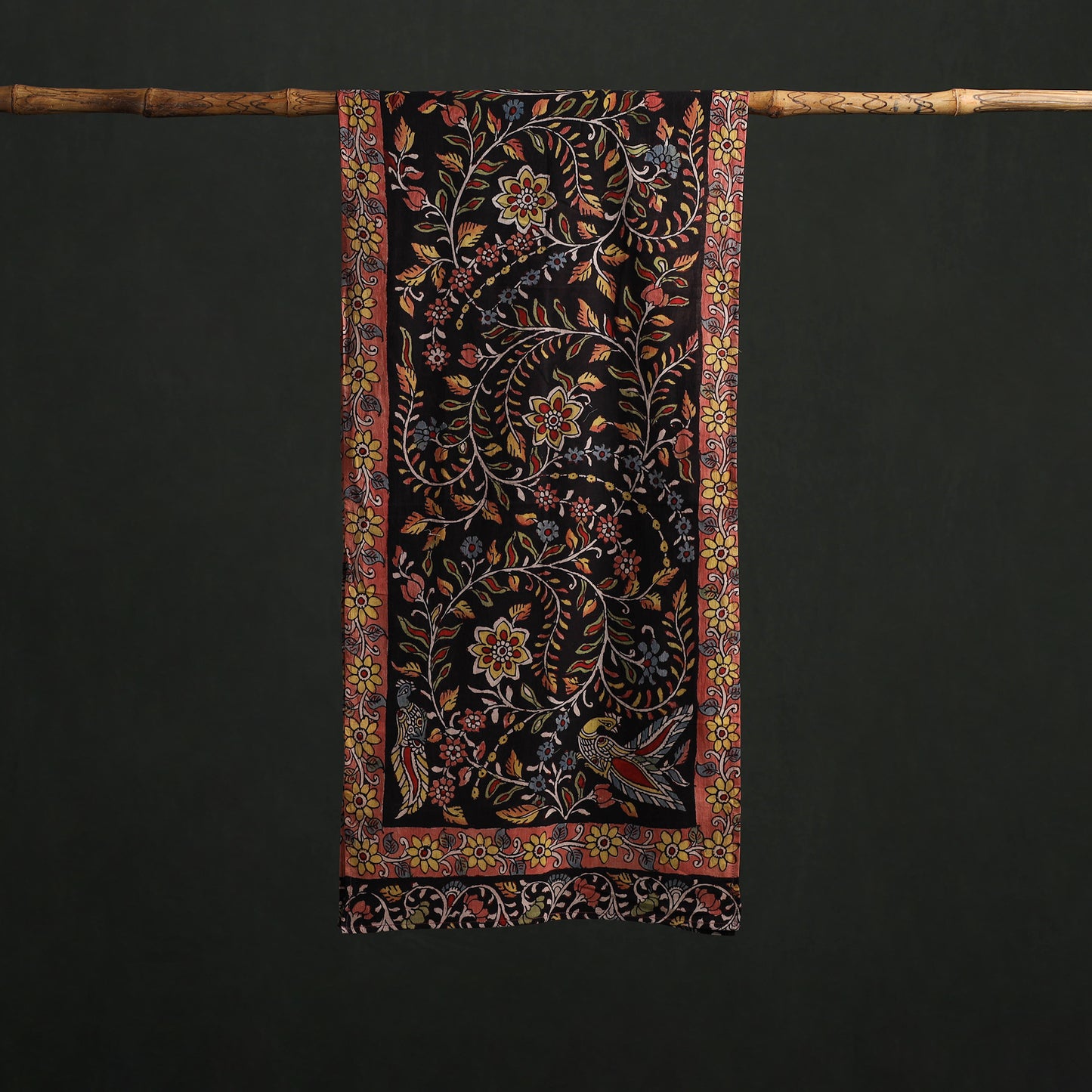 Kalamkari Handpainted Cotton Stole 37