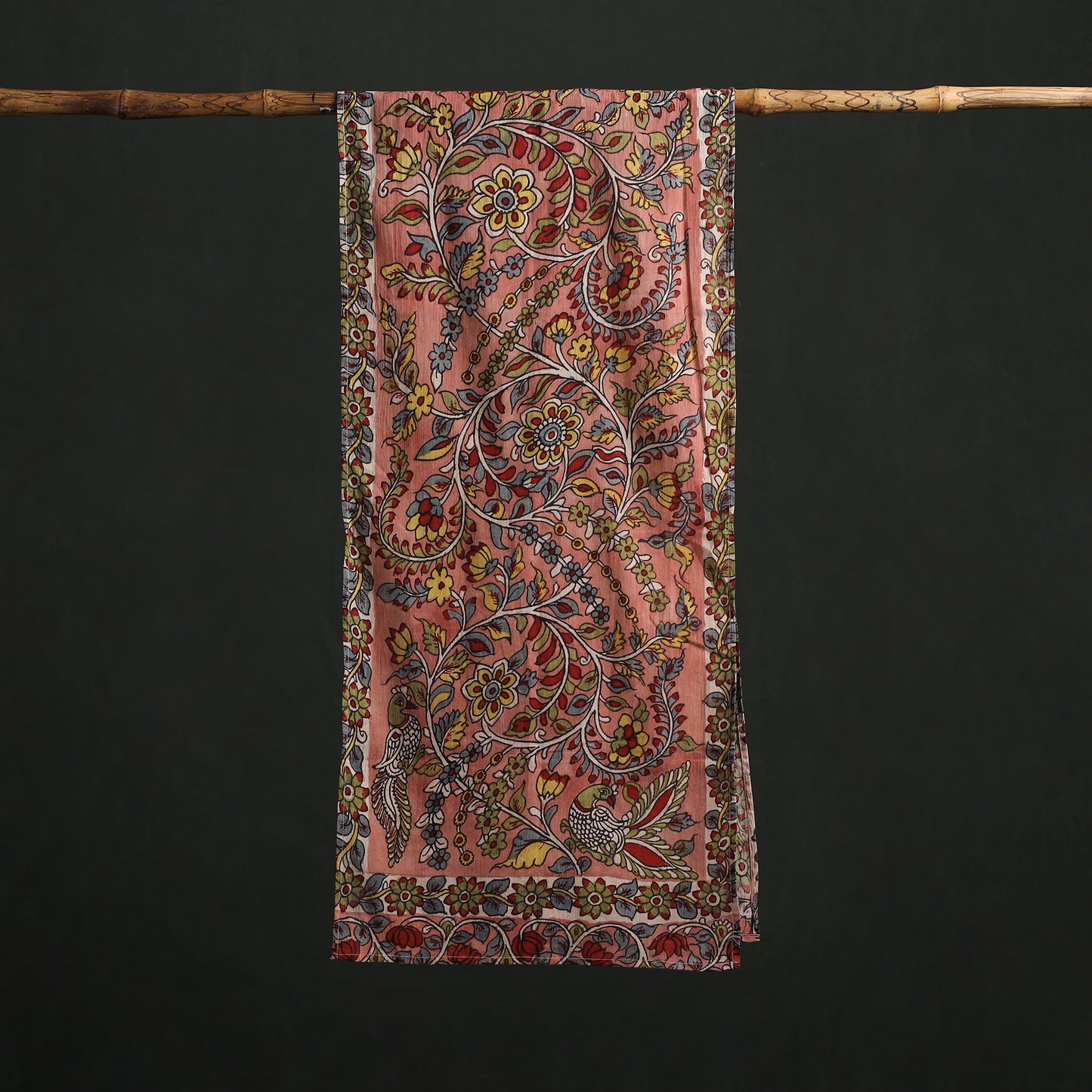 Kalamkari Handpainted Cotton Stole 38