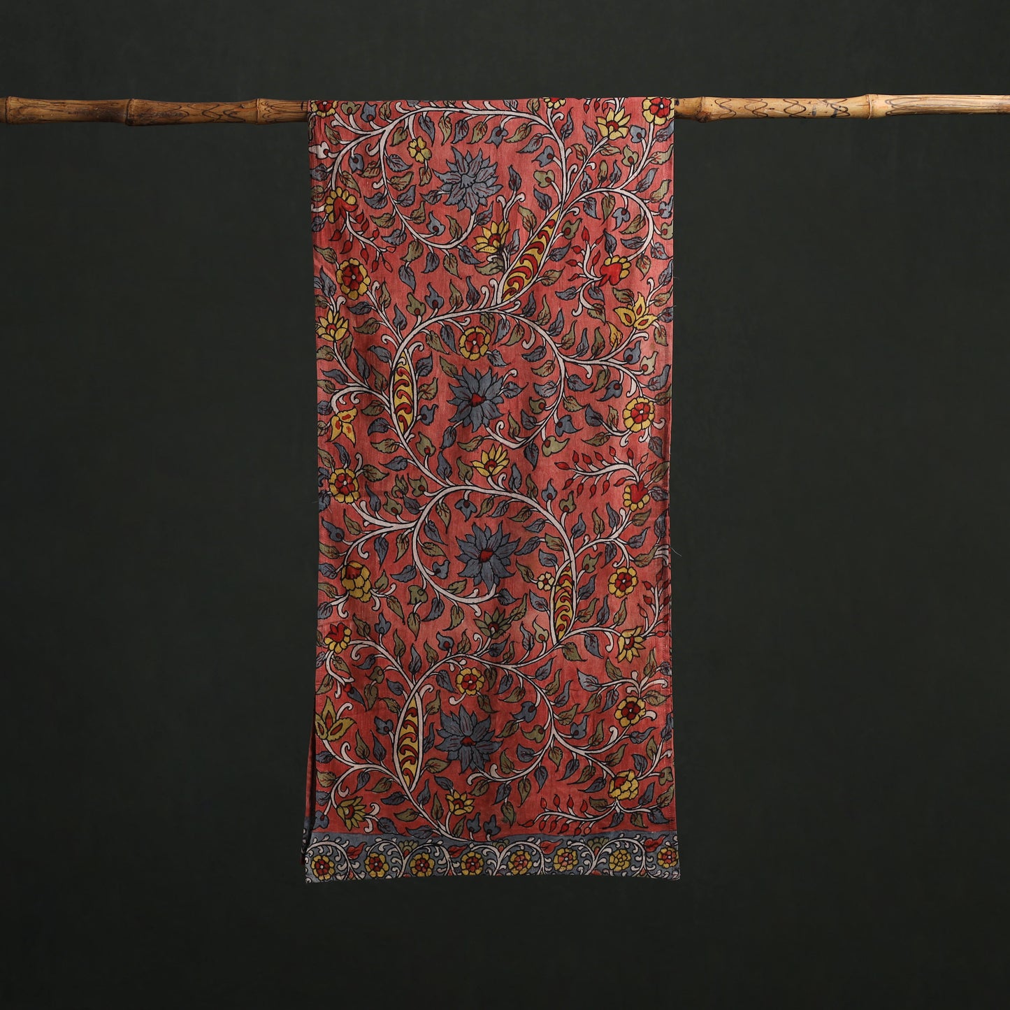 Kalamkari Handpainted Cotton Stole 39