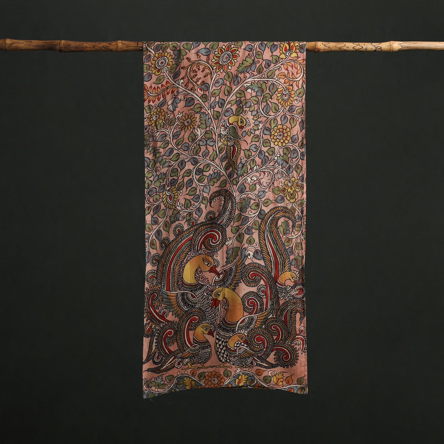 Kalamkari Handpainted Cotton Stole 40