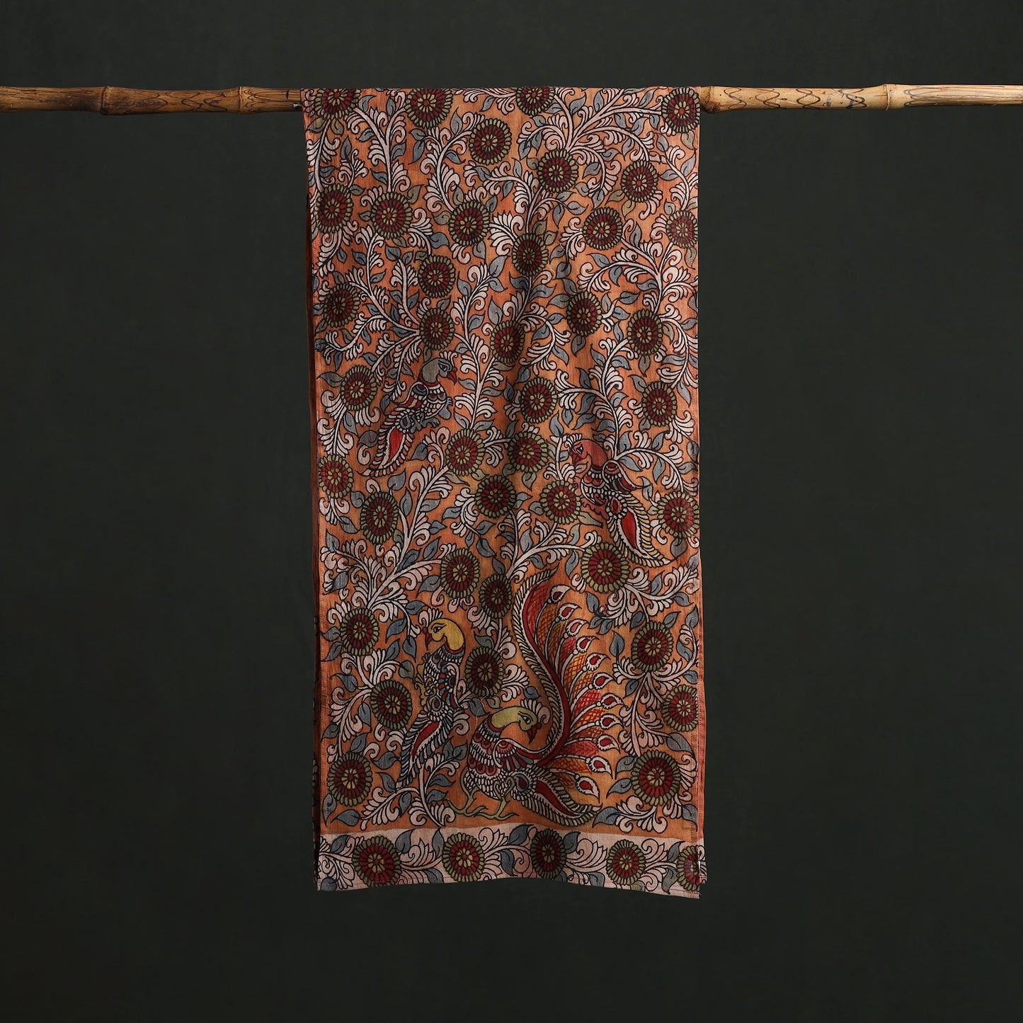 Kalamkari Handpainted Cotton Stole 43