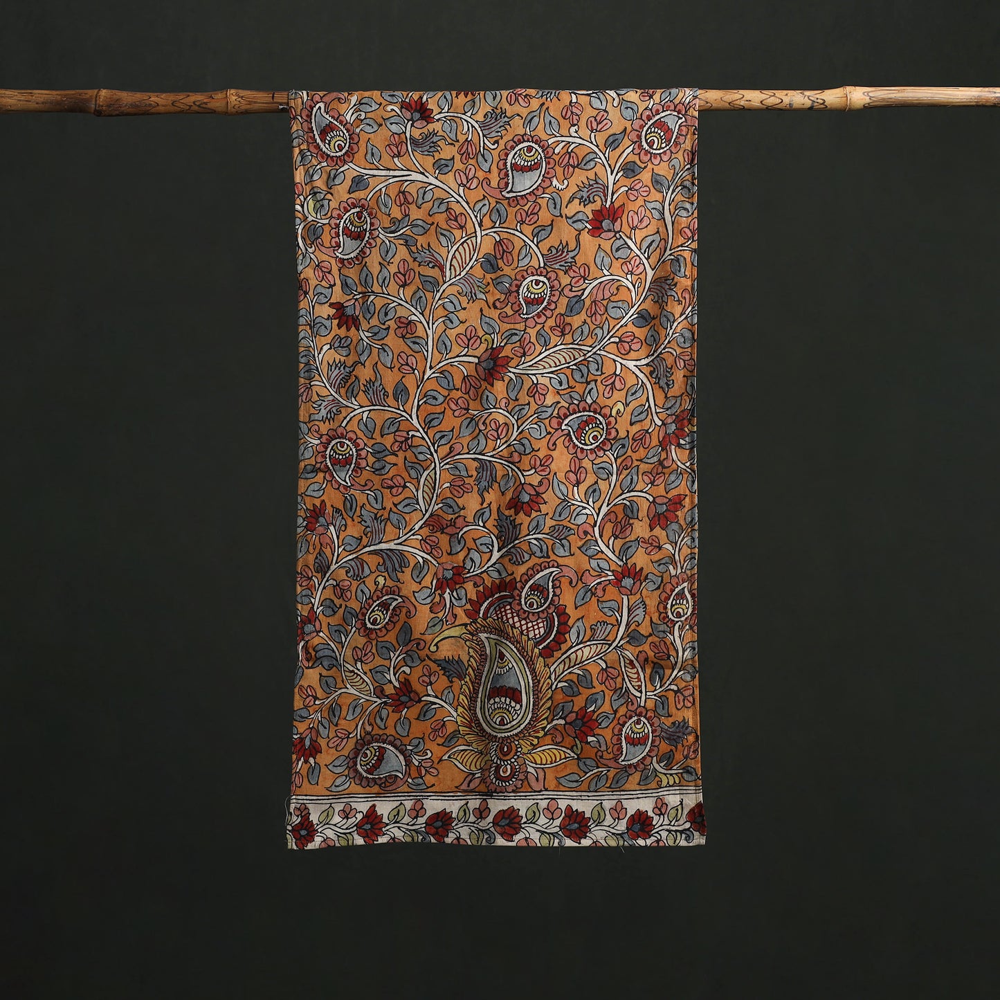 Kalamkari Handpainted Cotton Stole 44