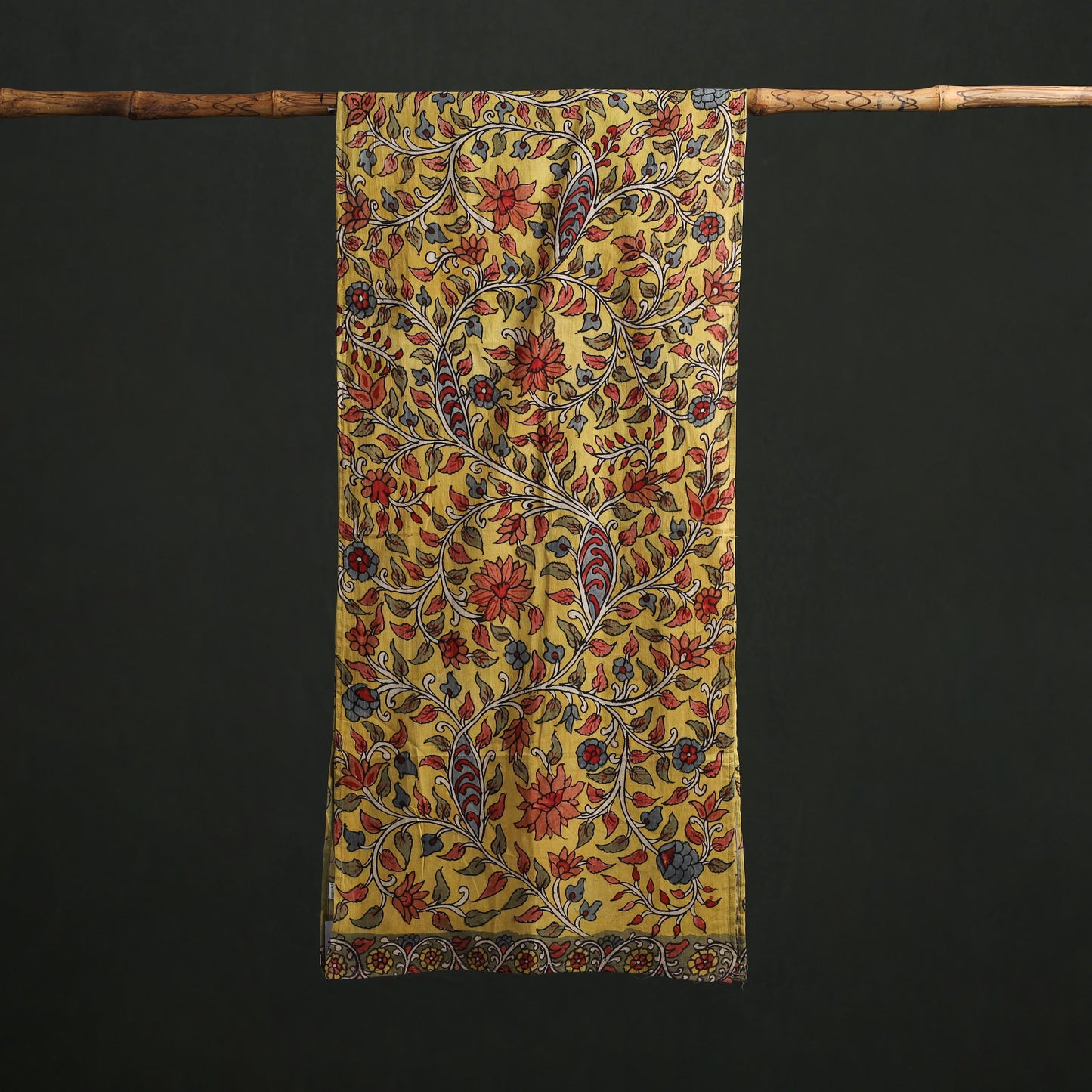 Kalamkari Handpainted Cotton Stole 48