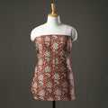 Buy Embroidered Sanganeri Block Print Cotton Kurta Material with Beads - 2.5 Meter Online at iTokri.com