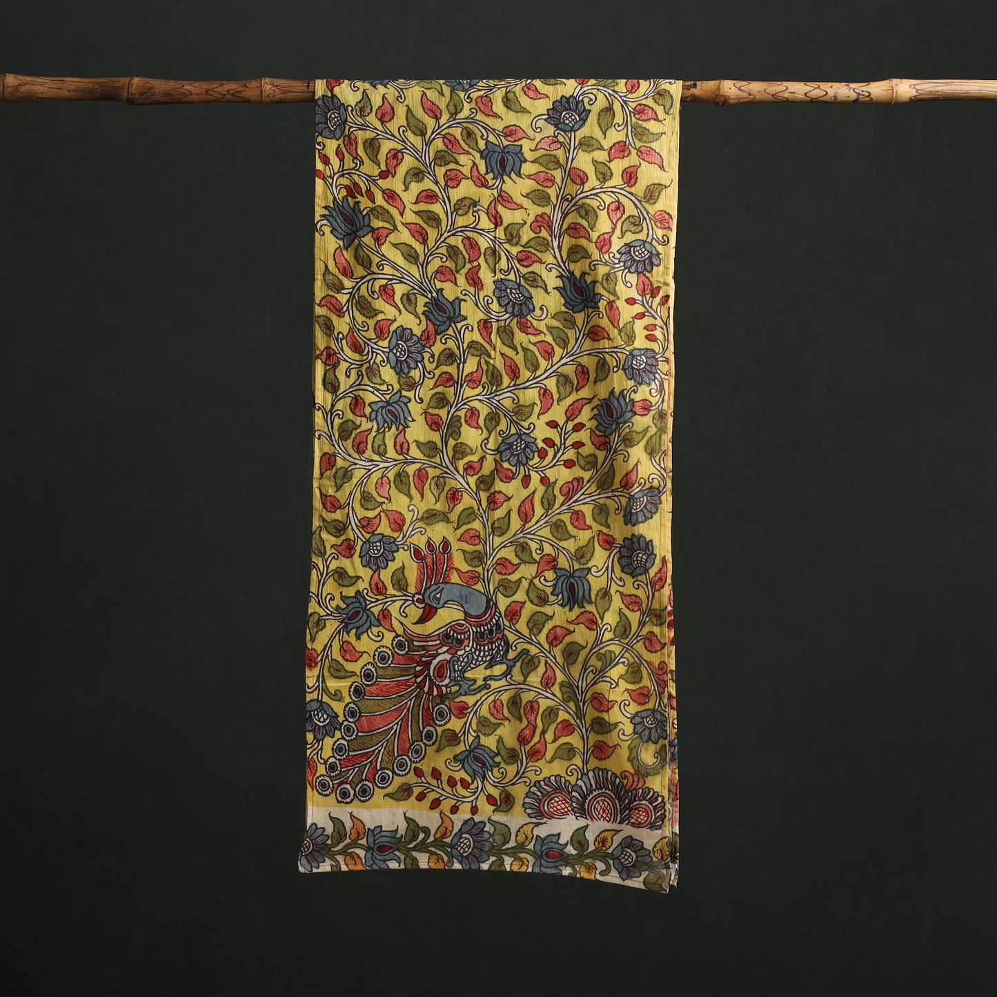 Kalamkari Handpainted Cotton Stole 49